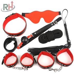 Kit de Bondage Erótico BDSM a Precio de Fábrica, Arnés de Cuero, Esposas, Antifaz, Collar, Látigo, Juguetes Sexuales SM para Hombres y Mujeres - Product Image 2