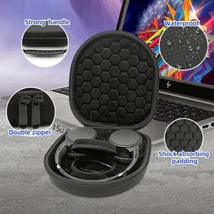 Estuche Rígido de EVA con Protección 100% para Auriculares, para Niños, Adolescentes, Niñas y Adultos, con Asa Resistente, Cierre de Cremallera para Auriculares Inalámbricos - Product Image 4