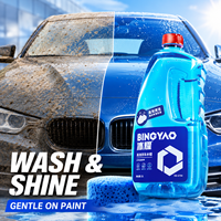 Glodway Champú Profesional para Lavado de Autos con Espuma Alta de 2L, Cera Nano Repelente al Agua, Limpiador para el Cuidado Automotriz