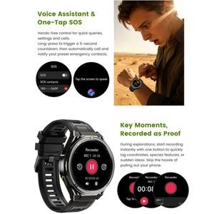 Reloj Inteligente GPS Deportivo para Hombre, Gran Venta 2026, Posicionamiento Preciso, Resistente al Agua 5ATM, Múltiples Modos Deportivos, Asistente de Voz - Product Image 6