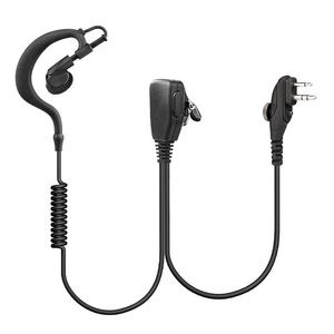 Hy Tera pnc380 đài phát thanh tương thích thoải mái hình chữ G bảo vệ an ninh Tai nghe có dây với đầu nối 3.5mm để nghe nhạc - Product Image 3