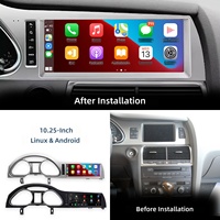 Système de navigation à écran large de 10,25 pouces pour Audi Q7 4L (2005-2015) avec CarPlay sans fil, Android Auto et stockage de 256 Go