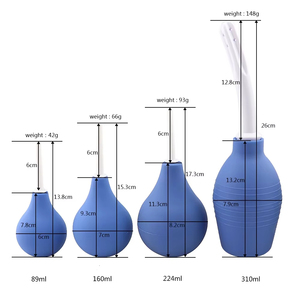 Sistema de Irrigación Anal de Gran Capacidad, Bombilla de Enema, Jeringa, Limpiador Anal, Boquilla, Tapón, Irrigación Colónica, Juguetes Sexuales Anales - Product Image 1