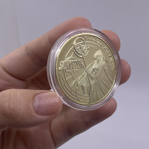 เหรียญทองคำ 24k ลายการ์ตูนอนิเมะญี่ปุ่นเซนต์เซย่า เอเธน่า สำหรับนักสะสม - Product Image 4