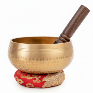 Bol musical en laiton de créateur au look antique, parfait pour la décoration intérieure, les cadeaux et les pratiques de guérison spirituelle - Product Image 1