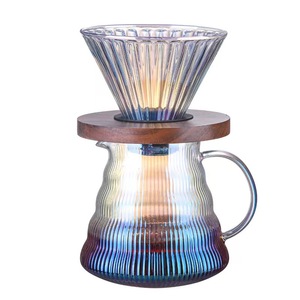 Ensemble cafetière à filtre, pot à café de 500 ml avec filtre à goutte en verre, élégant filtre à café en verre, <span class=keywords><strong>carafe</strong></span> en verre - Product Image 3