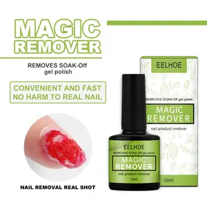 Eelhoe Nagel Gel Magic Remover Gel Lack politur Nagellack entferner 15ml einweichen