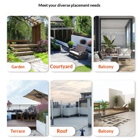 Abri de jardin métallique extérieur préfabriqué, abri de jardin métallique imperméable pour moto et vélo