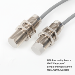 IA1T-B1805N-O3A2 for Inductive Proximity <b>Sensor</b> 5-20mm Detection NPN/PNP NO/NC Output Nickel-Plated Brass Housing 10-30V - Product Image 1