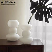 WISEMAX ensemble de vase à fleurs en verre pour salon de luxe moderne table top petite fleur wase pour la maison drcor desktop centerpiece