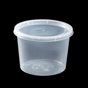 Contenedor Redondo Desechable de Plástico PP para Almacenamiento de Alimentos, Colores Personalizables, Disponible para Muestras de Alimentos, OEM/ODM - Product Image 3