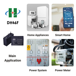 Thu nhỏ Relay DH46F-1ASTE-DC24V 10A relay 4pin 5V 12V 24V thiết bị gia dụng thông minh điện nhà systym Power Meter - Product Image 4