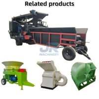 Broyeur de bois 6130 avec moteur diesel de 32 ch, capacité de 4000 kg-2T/h, lames en acier allié 3/6