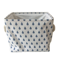 Panier à linge pliable en lin de qualité supérieure, design personnalisé, durable, mignon, en tissu épais, pour usage domestique