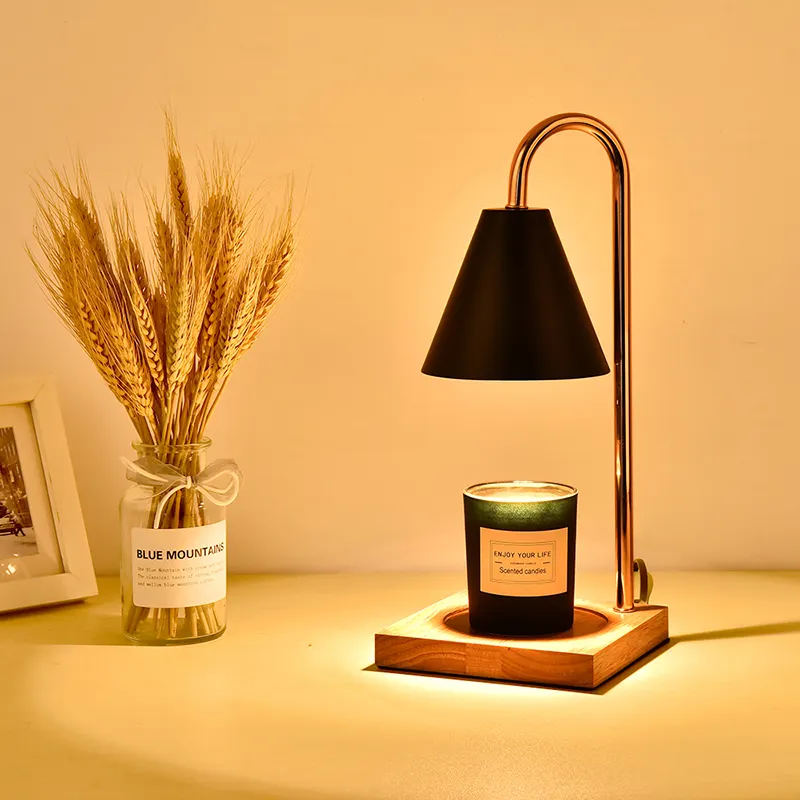 Boerderij Kaars Smelt Warmer Tafellamp Aromatherapie Kaars Warmer Lamp Cadeau Set Led Tafellamp Licht