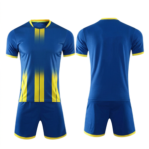 Conception OEM, uniforme de football personnalisé, fabrication en usine, 10% polyester, impression de logo personnalisée, couleur personnalisée, écologique, séchage rapide - Product Image 1