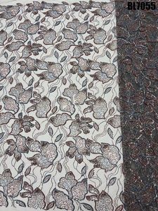 Hecho a mano diseño personalizado vestido de noche de lujo perla con cuentas de encaje mano de obra fina tul malla lentejuelas pesadas de moda 5 yardas - Product Image 2