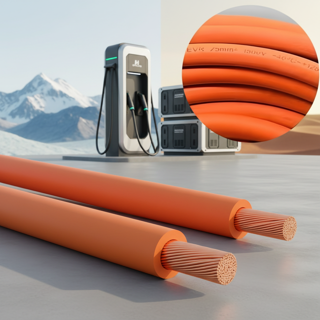 EV High Voltage Cable for New Energy Vehicle Energy Storage Battery & Charging Pile Wide Temperature Resistant