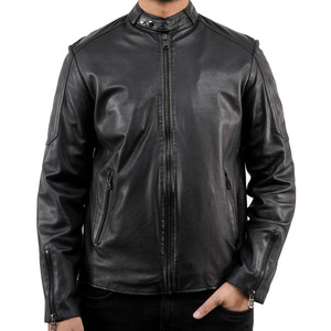 Wholesale Low Price Winter Warm High Quality <b>Men</b> Leather <b>Jacket</b> Waterproof Eco-Friendly Windproof Hot Sale - Product Image 6