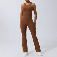 Combinaison de yoga moulante à séchage rapide pour femme, nouvelle collection, effet push-up fessier et légèrement évasée, idéale pour le sport et le fitness
