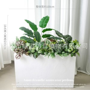 Combinaison de plantes artificielles Greenway, 160 cm de haut, décoration intérieure, verdure tropicale, séparateur, jardinière - Product Image 2