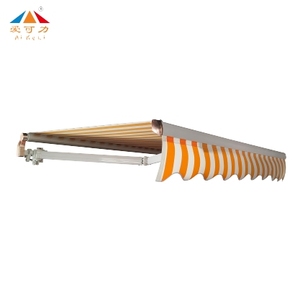 <span class=keywords><strong>Auvent</strong></span> rétractable manuel de qualité commerciale, design robuste <span class=keywords><strong>pour</strong></span> les entrées de restaurants et de magasins - Product Image 2