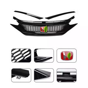 Kit carrozzeria paraurti posteriore Spoiler Refit Track Style per 2016 2017 2018 2019 <span class=keywords><strong>2020</strong></span> 2021 <span class=keywords><strong>Honda</strong></span> <span class=keywords><strong>Civic</strong></span> - Product Image 2