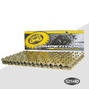 Cadena de Motocicleta SFR Duradera de Alta Calidad, Dorada, 428H 520HO 525HO 530HO, para Sistema de Transmisión de Motocicletas de Calle, para <span class=keywords><strong>CBR500R</strong></span> - Product Image 3