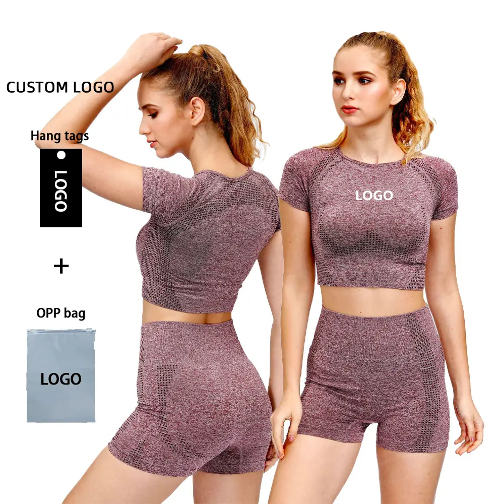 12 colors seamless crop top womens short sleeve t-shirts workout yoga tops