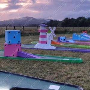 Campo da <span class=keywords><strong>Golf</strong></span> Portatile in Miniatura, Durevole, Leggero, in PVC Impermeabile, Ecologico, con 9 Buche, Noleggio per <span class=keywords><strong>Golf</strong></span> Mobile, Noleggio Crazy <span class=keywords><strong>Golf</strong></span>, Grande - Product Image 4
