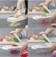 Gadgets de cuisine Cocina coupe-oignons 22 en 1 processeur cornichon trancheur Fullstar spiralizer mini hachoir manuel pour aliments et légumes