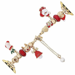 Série Noël et Nouvel An pour montres S9/<span class=keywords><strong>S8</strong></span>/S7 – <span class=keywords><strong>Bracelet</strong></span> de montre en métal compatible avec un design polyvalent et original, fabriqué en Chine - Product Image 4