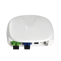 Ruidian Sterke Mini Catv Optische Ontvanger Knooppunt 2 Twee Output Externe Gaas Kabel Tv Optische Ontvanger