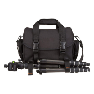 Petite sacoche portable réglable pour objectif d'appareil photo, grande sacoche d'épaule étanche pour appareil photo reflex numérique avec fermeture éclair - Product Image 4
