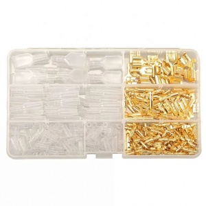 ชุดขั้วต่อสายไฟแบบหุ้มฉนวน ตัวผู้ ตัวเมีย ขนาด 2.8/4.8/6.3 มม. แบบหนีบ  ชนิดปลายแบน  ชุดอุปกรณ์รวม 270 ชิ้น - Product Image 1