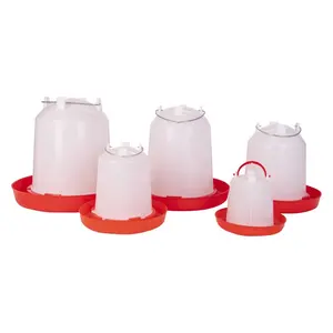 Alimentador y bebedero de plástico para pollos, alimentadores de buena calidad de 3L/6L/9L/11L/14L