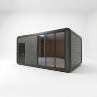 Hôtel-Complexe de villégiature WELLCAMP, maison-capsule modulaire de luxe, maison d'hôtes préfabriquée moderne à deux étages, pod de glamping préfabriqué