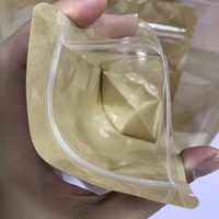Front Transparent Kraft Paper Reclosable Ziplock Plain Heat Sealable Food Packaging Doypack Stand up Pouches Biodegradable