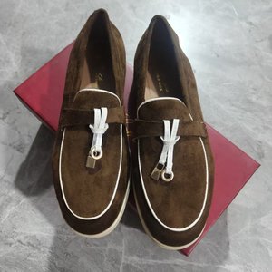 Nouveaux Mocassins <span class=keywords><strong>Femme</strong></span> à Bout Rond et <span class=keywords><strong>Semelle</strong></span> <span class=keywords><strong>Épaisse</strong></span>, Chaussures Décontractées à Enfiler Style Britannique Confortables - Product Image 3