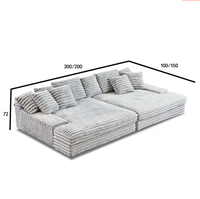 Canapé-lit d'angle convertible en tissu, extensible, sans accoudoirs, en mousse, taille double, livraison gratuite