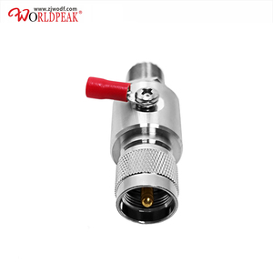 Parafoudre coaxial RF UHF PL259 mâle vers SO239 femelle à montage mural 0-3 GHz avec tube à décharge de gaz pour radioamateur et radio <span class=keywords><strong>CB</strong></span> - Product Image 4