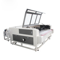 Machines de découpe laser CO2 à alimentation automatique très demandées pour tissus, coton, caoutchouc, prenant en charge les formats AI et BMP