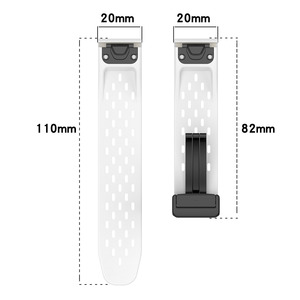 Correa Ajustable de Silicona con Hebilla Magnética, Resistente al Agua, de 26mm, 22mm, 20mm, para <span class=keywords><strong>Garmin</strong></span> Fenix <span class=keywords><strong>Enduro</strong></span> <span class=keywords><strong>2</strong></span> 3 Tactix8 47MM - Product Image 2