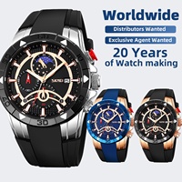Montre de sport de luxe SKMEI 9270 pour homme adulte, montre-bracelet assortie pour les soirées, achat en gros pour distributeur local premium