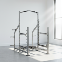 Máquina Multifuncional de Fitness Comercial de Fábrica, Máquina de Ejercicios para Gimnasio, Banco de Sentadillas y Dominadas