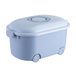 Caja de Almacenamiento con Ruedas GREENSIDE <span class=keywords><strong>para</strong></span> <span class=keywords><strong>Juguetes</strong></span> de Guardería, Material Escolar, Bloques de Construcción, Bocadillos, Portátil y a Prueba de Polvo - Product Image 4