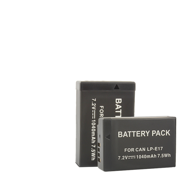 LP-E17 7.2V 1040mAh Fast-selling Camera Battery for Canon EOS M3 M5 M6 760D 750D 800D 77D 200D R8 R50 Cameras