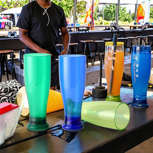 Vaso de Plástico Promocional para Bebidas, Estilo Cóctel, para Smoothies, Cola, Jugos de Playa, 600 ml, Hecho en Vietnam - Product Image 4