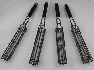 Oneup — ensemble de panier de cuisson <span class=keywords><strong>Kebab</strong></span> antiadhésif, avec poignée, pour Grill d'extérieur, accessoires pour le Camping, 4 pièces - Product Image 2