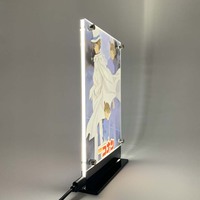 Led rétro-éclairé affiche cas fermé détective Conan Anime veilleuse peinture pour adolescent chambre décor veilleuse lampes de table signe